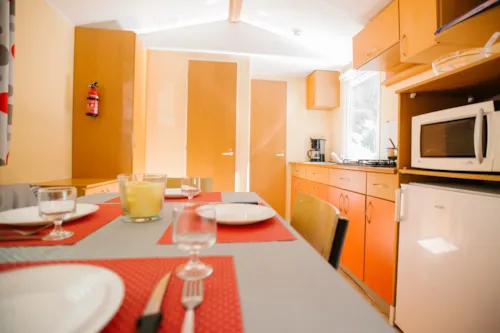 Huuraccommodatie(s) - Stacaravan - 2 Slaapkamers - - image n°3 - Camping Côté Vercors