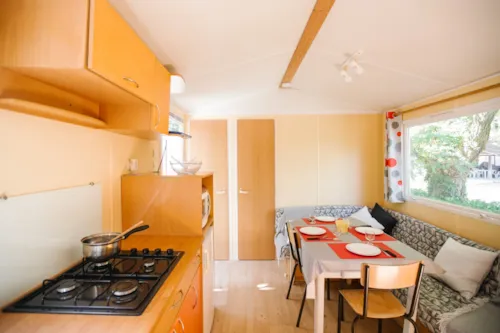 Huuraccommodatie(s) - Stacaravan - 2 Slaapkamers - - image n°2 - Camping Côté Vercors