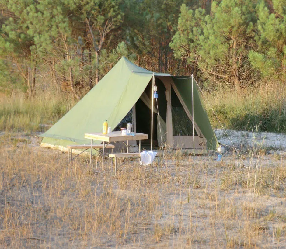 Huuraccommodatie(s) - Trekkers/Fietser Tent - Zonder Privé Sanitair - Geen Voertuigen Toegestaan - Camping Côté Vercors