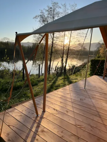 Mietunterkunft - Lodgezelt - 2 Schlafzimmer - Ohne Sanitäranlagen - - Camping Côté Vercors