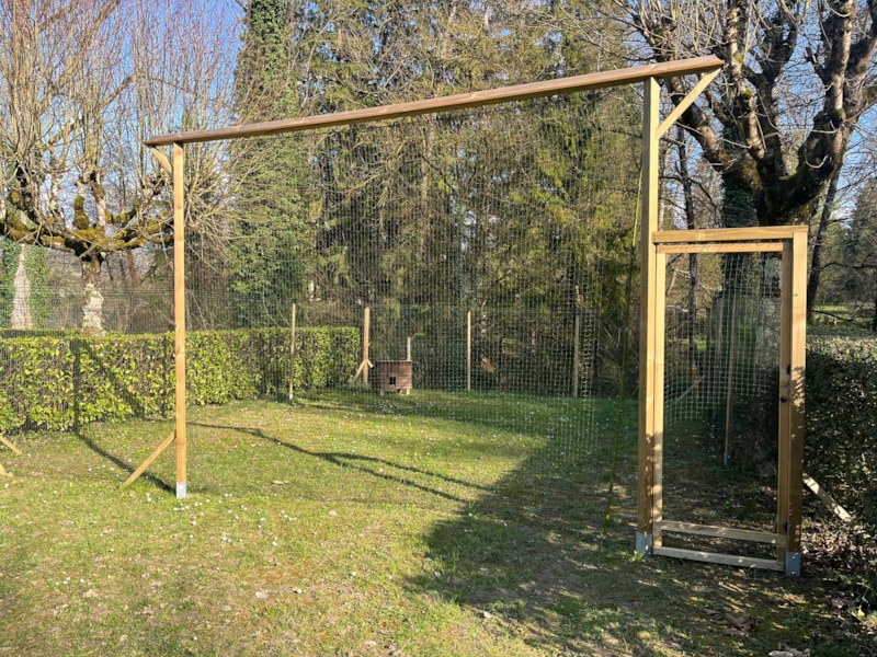 Il mio gatto in campeggio - il giardino