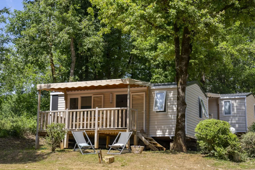 Mietunterkunft - Mobilheim 2 Schlafzimmer *** - Camping Sandaya Le Carbonnier