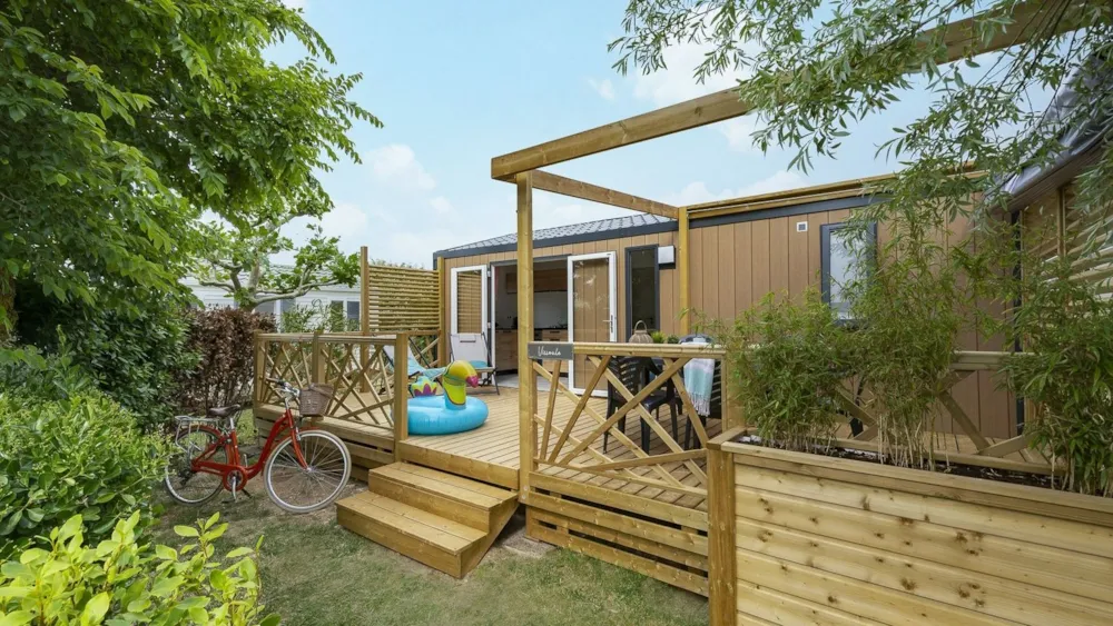 Mietunterkunft - Mobilheim 3 Schlafzimmer Premium - Camping Sandaya Le Carbonnier