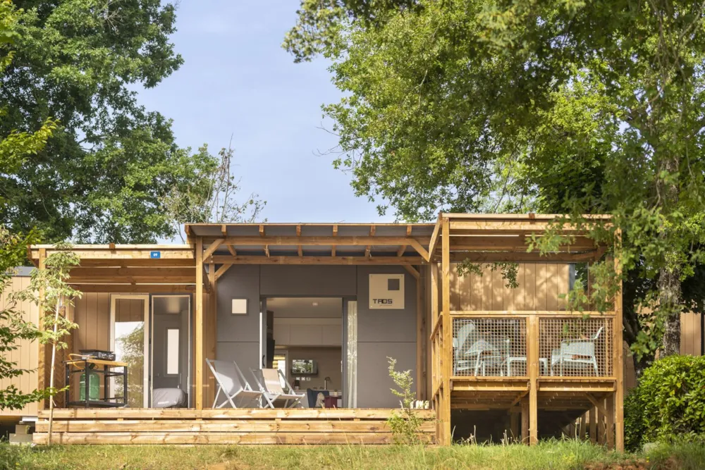 Mietunterkunft - Mobilheim Dordogne 2 Schlafzimmer Premium - Camping Sandaya Le Carbonnier