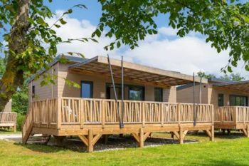 Mietunterkunft - Chalet 2 Zimmer Seeufer **** - Camping Sandaya Le Carbonnier