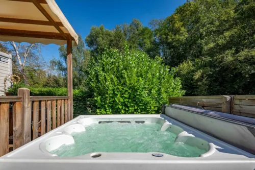 Mietunterkunft - Mobilheim Ciela Privilège Spa - 2 Schlafzimmer - Geschirrspüler, Grill - image n°3 - Camping Le Bontemps