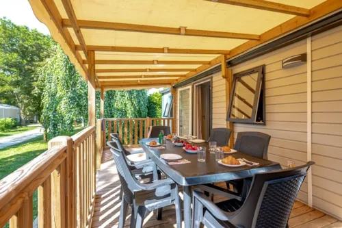 Location - Mobil Home Ciela Confort - 3 Chambres - image n°2 - Camping Le Bontemps