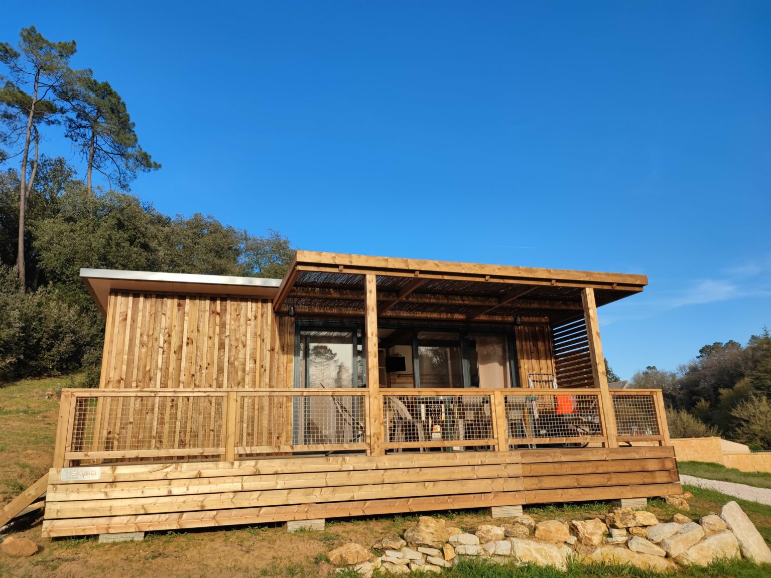 Accommodation - Chalet - 3 Chambres - Camping Au Creux des Arbres