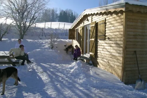 Location - Chalet Top Tv 29M² - Capfun - Camping Caravaneige L'Oursière