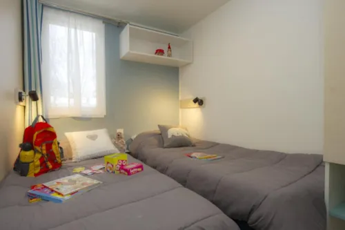 Huuraccommodatie(s) - Stacaravan Resort Top Tv 31M² - image n°6 - Capfun - Camping Caravaneige L'Oursière