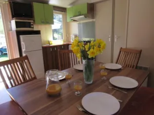 Locatif - Mobile home RESORT Top TV 29m² - Capfun - Camping Caravaneige L'Oursière