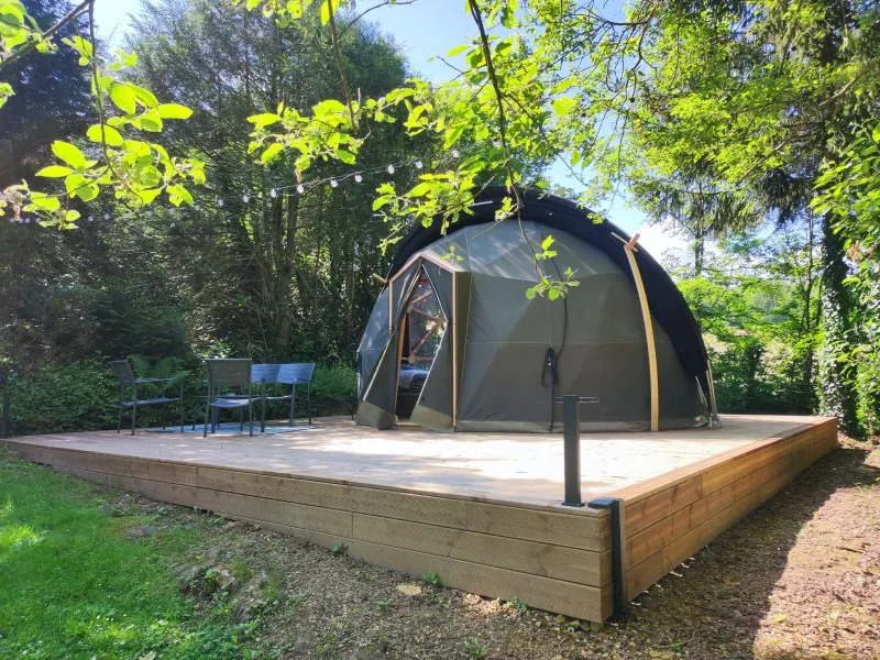 Accommodation - Geodesic Dome - Camping Les Usages