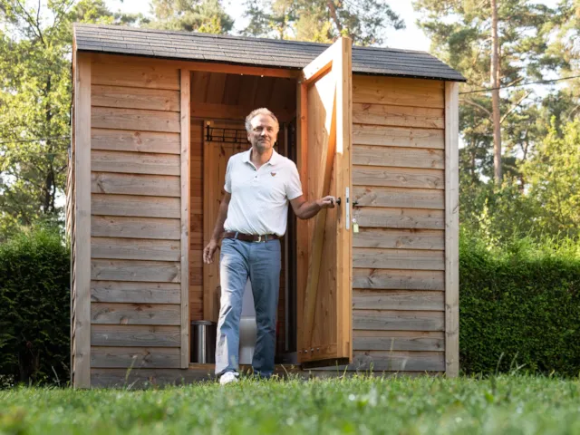 Kampeerplaats met privé-sanitair