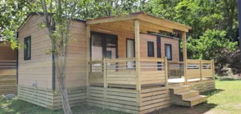 Mietunterkunft - Mobilheim Lodge - 3 Schlafzimmer - 32 M² - - Camping La Vallée