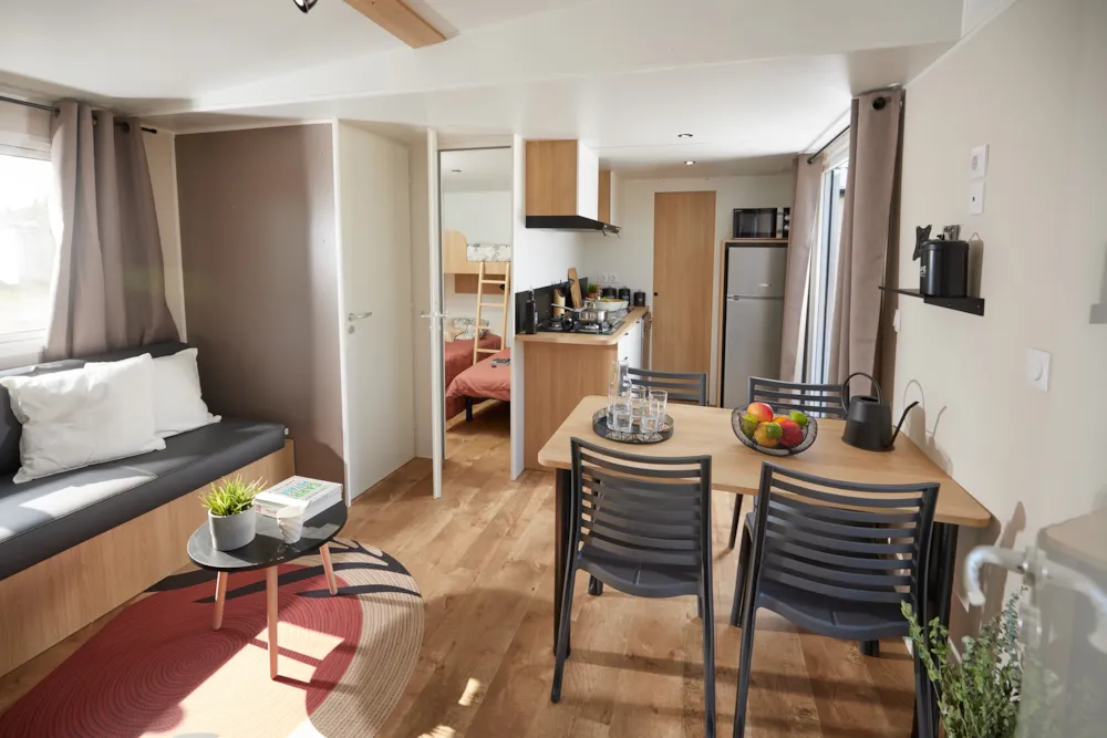 Accommodation - Mobile-Home 2 Bedrooms - -  Camping les Voiles 
