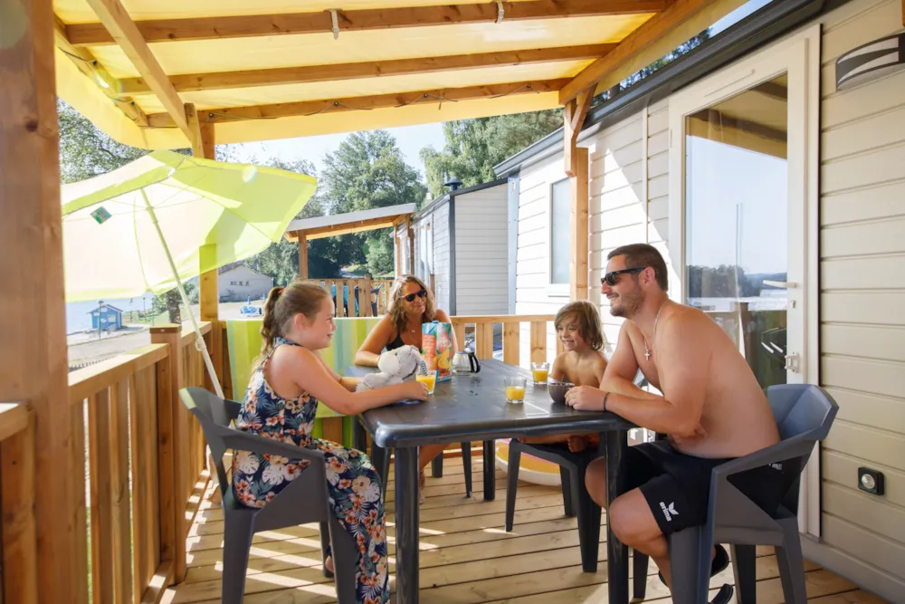Location - Mobil-Home Confort+ 2 Chambres - Camping Paradis Les Deux Iles