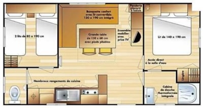 Le Bonheur (2 bedrooms, 315 sq ft, air-conditioned) ????????