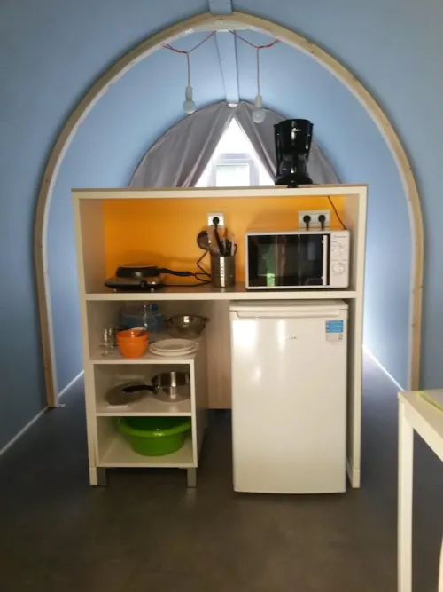 Accommodation - L'aventure Duo (No Water, 1 Bedroom, 11 M²) 🍀🍀 - image n°3 - Camping Le Bois de Cornage