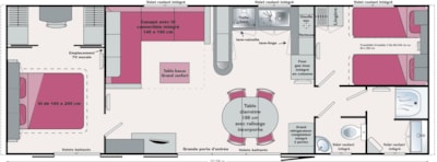 Le Paradis (2 bedrooms, 40 m², air-conditioned) ???