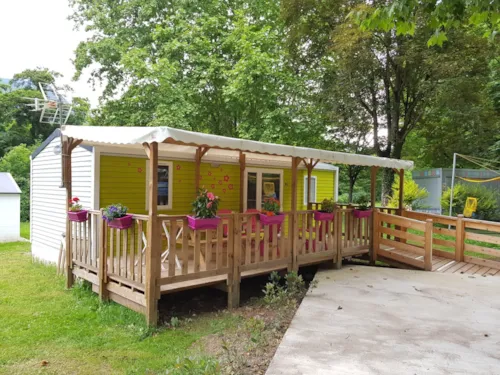 Accommodation - Mobile Home - People With Reduced Mobility (2 Bedrooms, 34 M²)-Air-Conditioned-Close To Reception ♿ - image n°2 - Camping Le Bois de Cornage