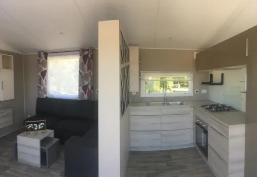 Accommodation - Le Paradis (2 Bedrooms, 40 M², Air-Conditioned) ✨✨✨ - image n°5 - Camping Le Bois de Cornage