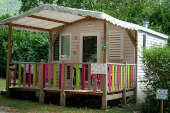Mietunterkunft - Le Cosy (1 Zimmer, 16 M², Klimatisiert) 💚💚 - Camping Le Bois de Cornage