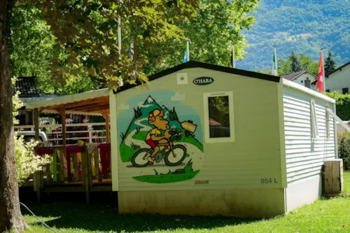 Accommodation - Mobile Home - People With Reduced Mobility (2 Bedrooms, 34 M²)-Air-Conditioned-Close To Reception ♿ - image n°3 - Camping Le Bois de Cornage