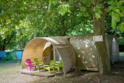 Huuraccommodatie(s) - L'aventure Quatro (Geen Water, 2 Slaapkamers, 16 M²)🍀🍀🍀🍀 - Camping Le Bois de Cornage
