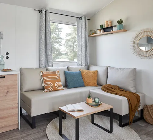 Huuraccommodatie(s) - L'eden (3 Slaapkamers, 40 M², Airconditioning, Spa) ✨✨✨✨✨✨ - image n°5 - Camping Le Bois de Cornage
