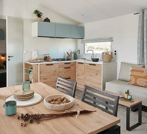 Huuraccommodatie(s) - L'eden (3 Slaapkamers, 40 M², Airconditioning, Spa) ✨✨✨✨✨✨ - image n°7 - Camping Le Bois de Cornage