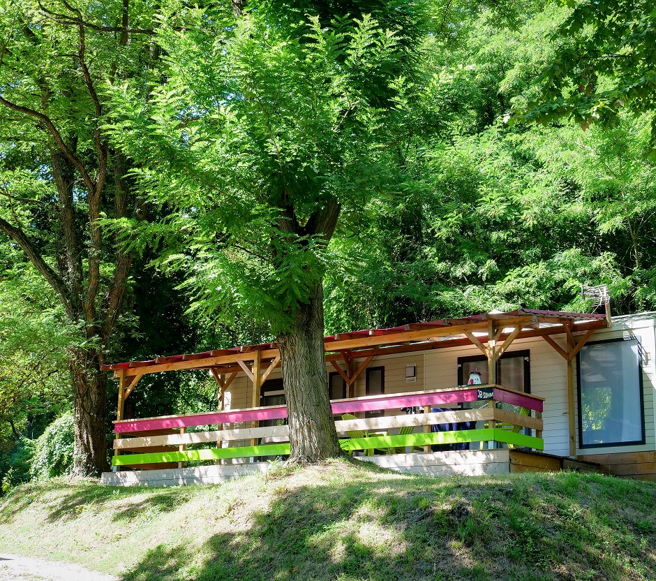 Location - L'eden (3 Chambres, 40 M², Climatisé, Spa) - Camping Le Bois de Cornage