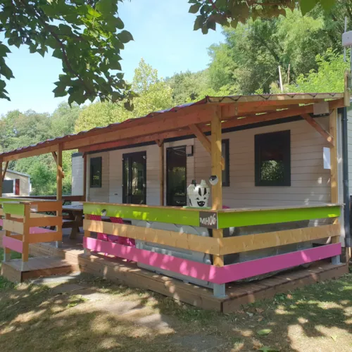 Huuraccommodatie(s) - L'eden (3 Slaapkamers, 40 M², Airconditioning, Spa) ✨✨✨✨✨✨ - image n°2 - Camping Le Bois de Cornage