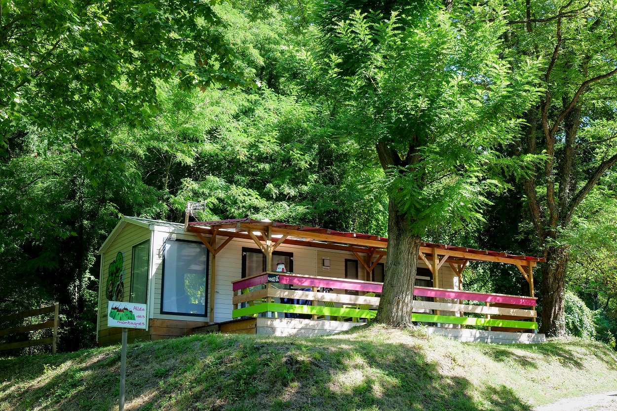 Mietunterkunft - Le Paradis (2 Zimmers, 40 M², Klimatisiert) - Camping Le Bois de Cornage