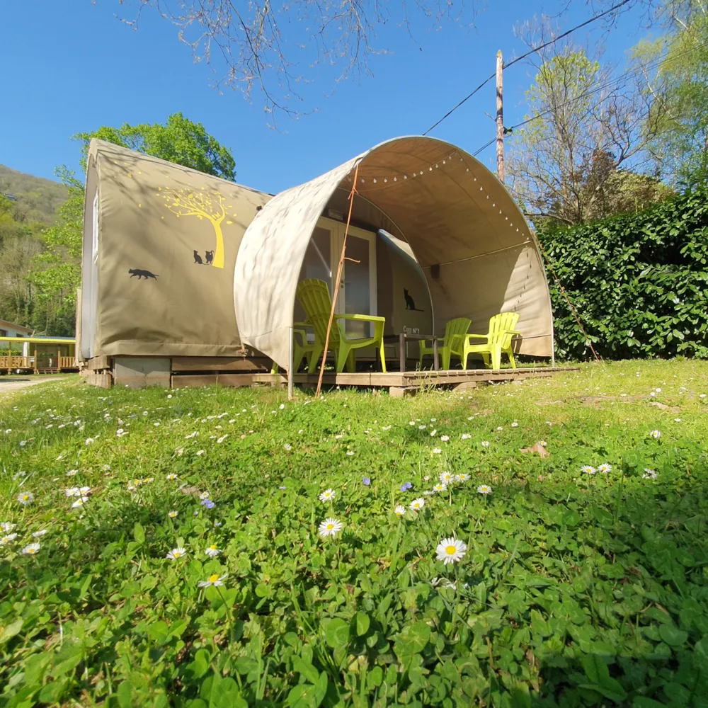 Location - L'aventure Quatro (Sans Eau, 2 Chambres, 16 M²) 🍀🍀🍀🍀 - Camping Le Bois de Cornage