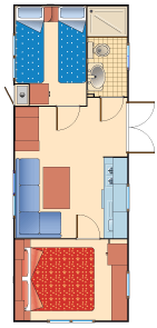 Mobilhome  A   4/5 Pers.