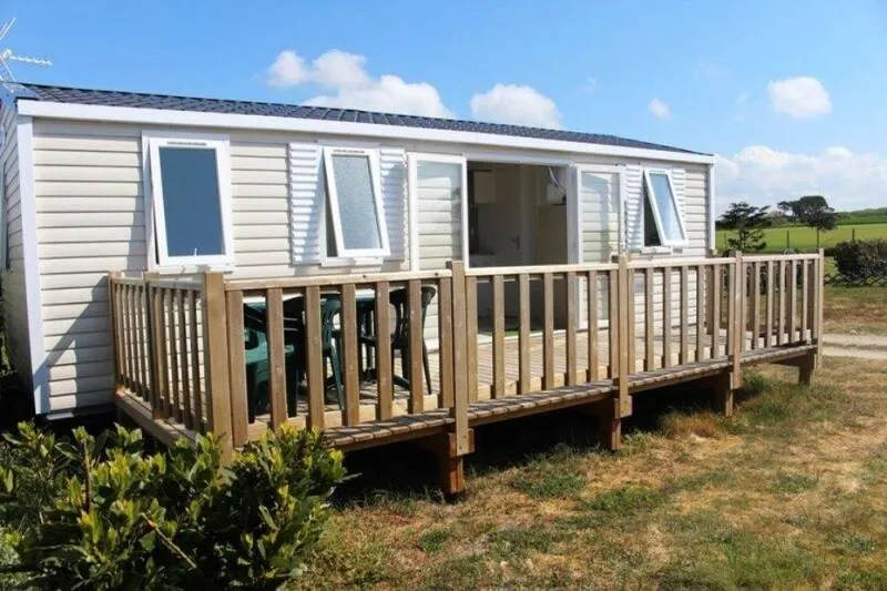 Mietunterkunft - Mobilheim Classique 3 Schlafzimmer - Camping Paradis La Baie de Ploemeur