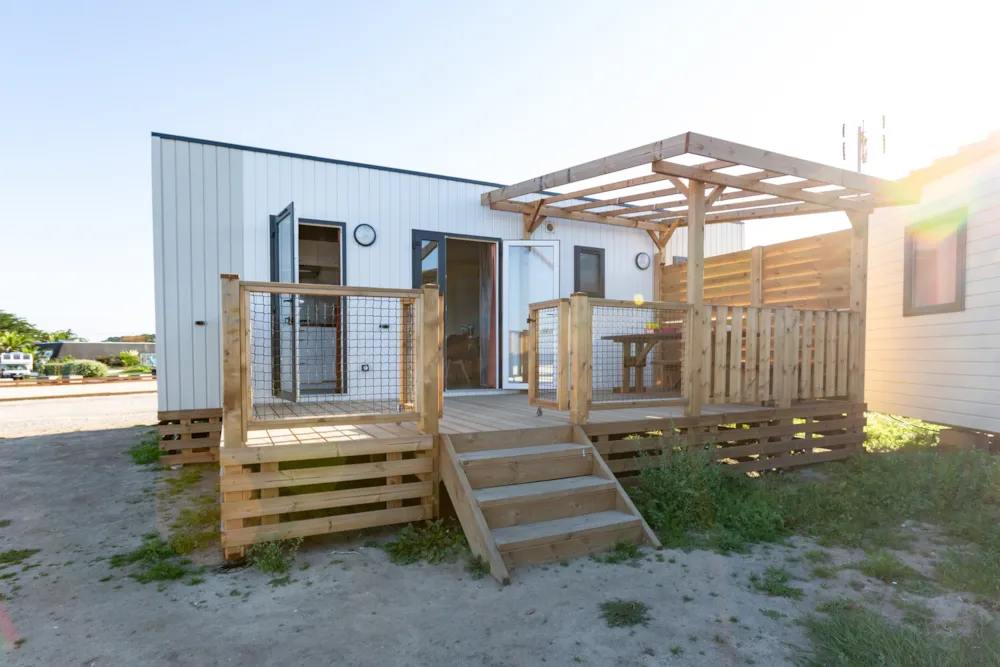Mietunterkunft - Mobilheim Premium 3 Schlafzimmer - Camping Paradis La Baie de Ploemeur