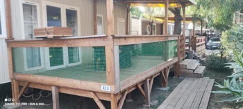 Location - Trigano Evo  Mobil-Home 3 Chambres Clim Terrasse Couverte -  Sun & Sea - Camping Le Bosc