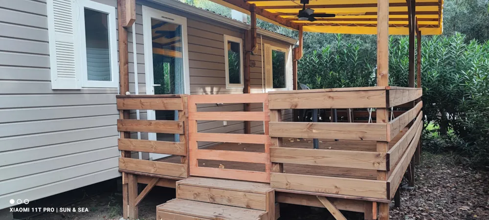 Location - Mobil-Home 3 Chambres - Clim + Tv -  Sun & Sea - Camping Le Bosc