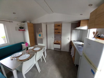 Mobile-home 3 bedrooms - air conditioning + TV