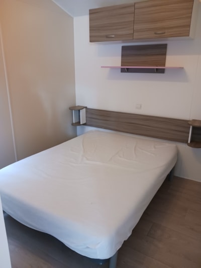 Mobile-home 30 m² , 3 bedrooms, Air co, 18 m² terrace