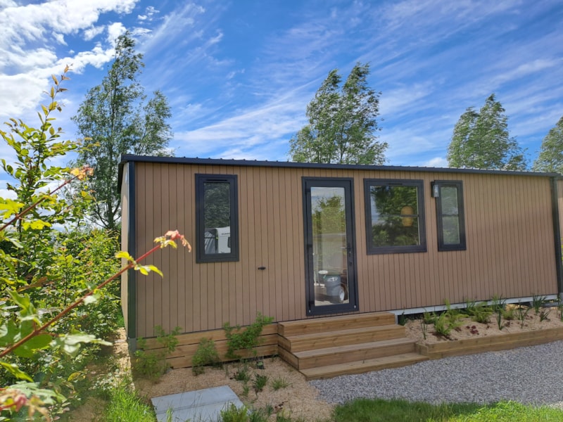 Casa Mobile O'HARA 844 lato giardino 2 camere da letto