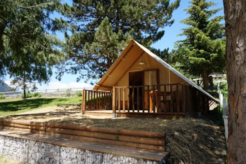Huuraccommodatie(s) - Lodgetent Gezinnen - image n°1 - Camping Les Lanchettes