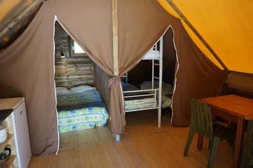 Huuraccommodatie(s) - Lodgetent Gezinnen - image n°3 - Camping Les Lanchettes