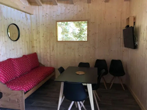 Accommodation - Gamme Chrystal - Chalet Ulysse 54M² 3 Bedrooms + Semi-Covered Terrace 24M² With Nordic Bath - image n°5 - Camping Les Lanchettes