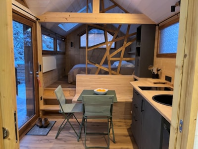 Gamme Chrystal - Chalet Cime - 18 m² - living room/kitchen area, 1 bedroom, 1 bathroom