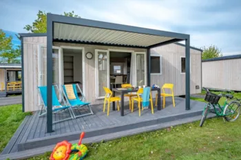 Mietunterkunft - Mobilheim Rose Top Presta - 33 M² - 2 Schlafzimmer - Clico Chic - Camping Les Chevaliers