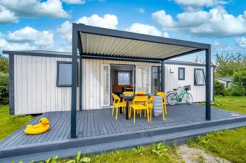 Mietunterkunft - Mobilheim Resort Top Presta - 29 M² - 3 Schlafzimmer - Clico Chic - Camping Les Chevaliers