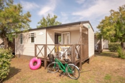 Mietunterkunft - Mobilheim Habana Top Presta - 28 M² - 2  Schlafzimmer - Clico Chic - Camping le Paradou