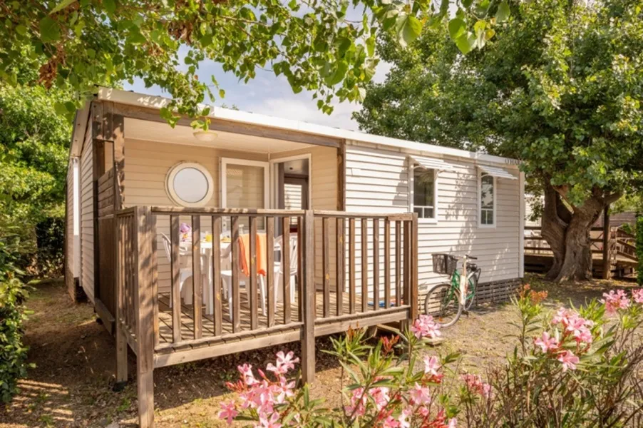 Mietunterkunft - Mobilheim Resort Top Presta - 32 M² - 3 Schlafzimmer - Clico Chic - Camping le Paradou